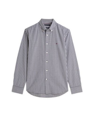 Camisa a cuadros manga larga