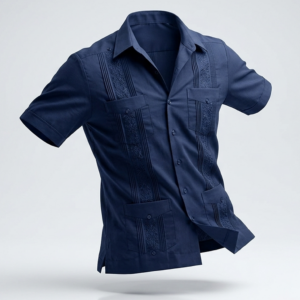 guayabera azul