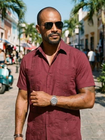 modelo moreno guayabera shedron